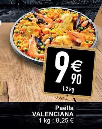 Cora Paëlla valenciana aanbieding