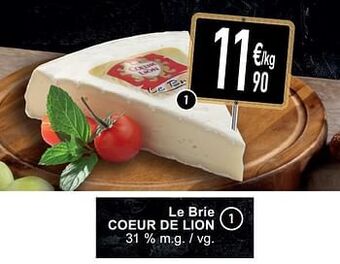Le brie coeur de lion