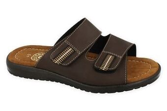 Berca Shoes Fly Flot Pantoffel Heren Comfort - Bruin aanbieding