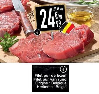 Cora Filet pur de boeuf filet pur van rund aanbieding