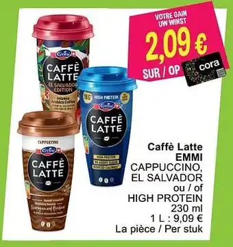 Caffè latte emmi cappuccino el salvador ou - of high protein