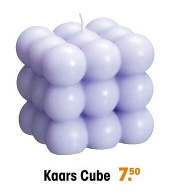 Kwantum Kaars cube aanbieding
