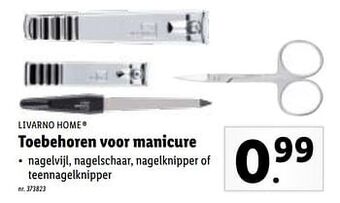 Lidl Toebehoren voor manicure aanbieding