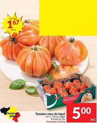 Intermarché Tomaten coeur de boeuf aanbieding