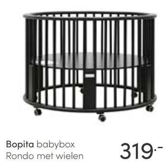 Bopita babybox rondo met wielen