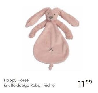 Happy horse knuffeldoekje rabbit richie