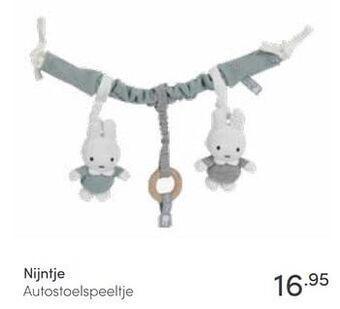 Baby & Tiener Nijntje autostoelspeeltje aanbieding