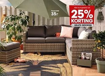 Kwantum Parasol sofia aanbieding