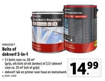 Beits of dekverf 2-in-1