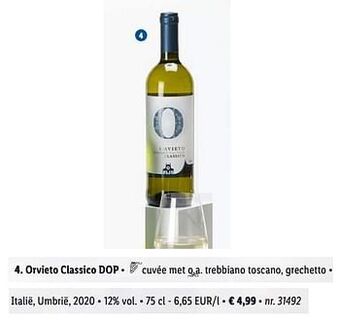 Lidl Orvieto classico dop aanbieding