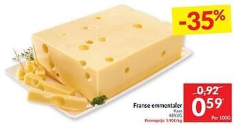 Intermarché Franse emmentaler kaas aanbieding