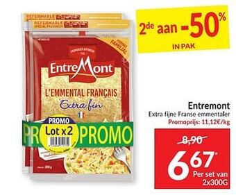 Entremont extra fijne franse emmentaler