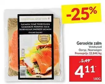 Intermarché Gerookte zalm vendsysse aanbieding