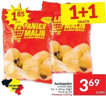 Intermarché Aardappelen le panier malin aanbieding