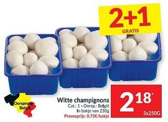 Intermarché Witte champignons aanbieding