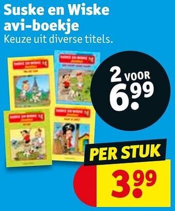Kruidvat Suske en wiske avi-boekje aanbieding