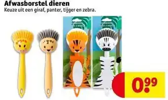 Afwasborstel dieren