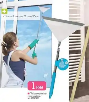 Telescopische raamwisser