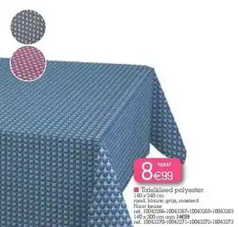 Tafelkleed polyester