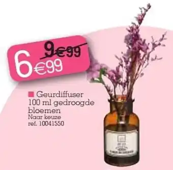 Geurdiffuser gedroogde