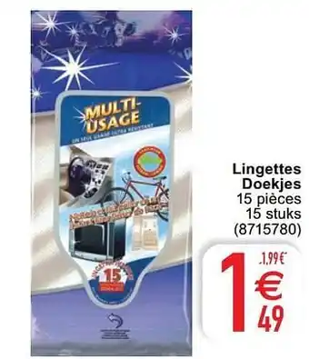 Lingettes doekjes