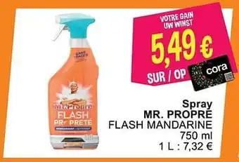 Spray mr. propre flash mandarine