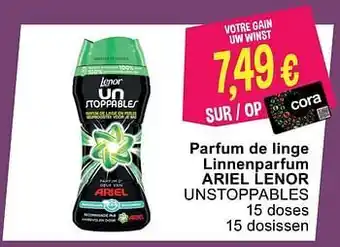 Cora Parfum de linge linnenparfum ariel lenor unstoppables aanbieding