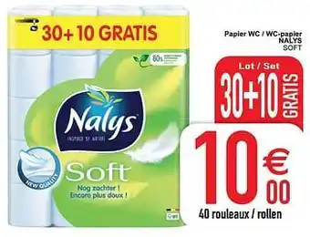 Cora Papier wc - wc-papier nalys soft aanbieding