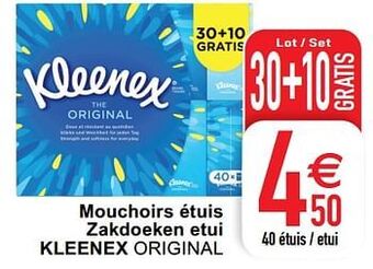 Cora Mouchoirs étuis zakdoeken etui kleenex original aanbieding