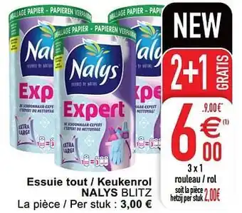 Cora Essuie tout - keukenrol nalys blitz aanbieding