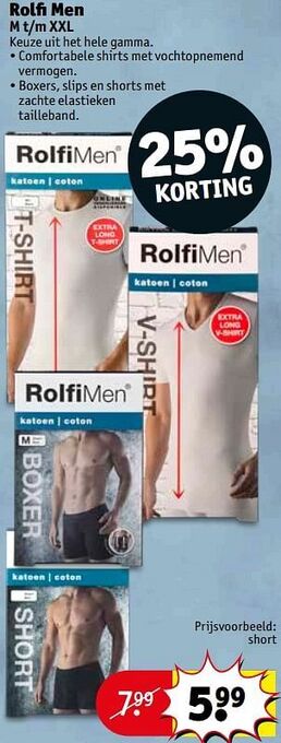 Kruidvat Short aanbieding