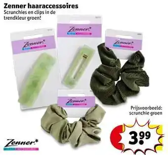 Scrunchie groen