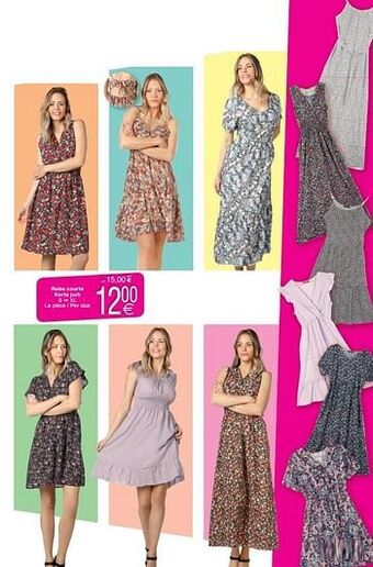 Cora Robe courte korte jurk aanbieding