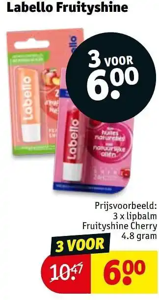 Lipbalm fruityshine cherry