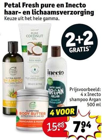 Kruidvat Inecto shampoo argan aanbieding