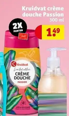 Kruidvat crème douche passion