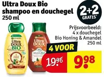 Douchegel bio honing + amandel