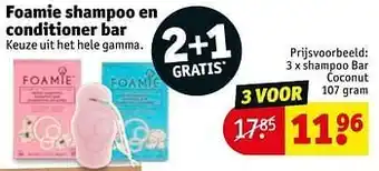 Kruidvat Shampoo bar coconut aanbieding