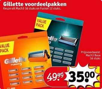 Kruidvat Mach3 base aanbieding
