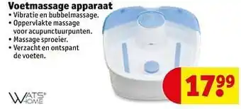 Voetmassage apparaat