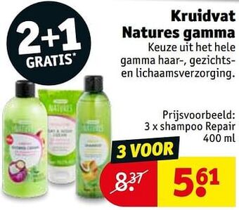 Kruidvat Shampoo repair aanbieding