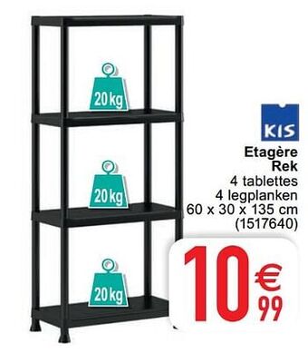Etagère rek