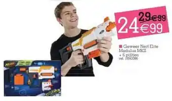 Geweer nerf elite modulus mkii + 6 pijltjes