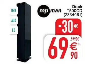 Mp man dock t500cd
