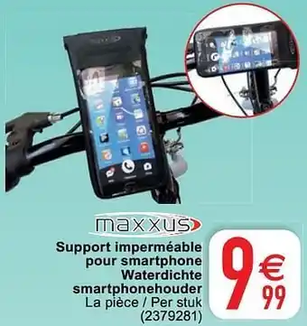 Support imperméable pour smartphone waterdichte smartphonehouder