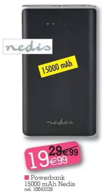 Yess Powerbank 15000 mah nedis aanbieding