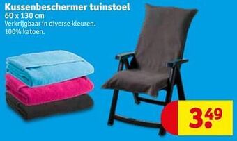 Kruidvat Kussenbeschermer tuinstoel aanbieding