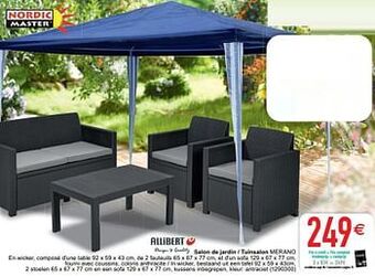 Cora Salon de jardin - tuinsalon merano aanbieding