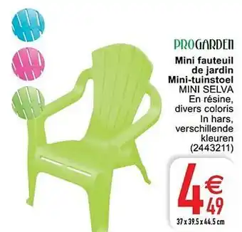 Cora Mini fauteuil de jardin mini-tuinstoel mini selva aanbieding