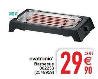 Evatronic barbecue 002233